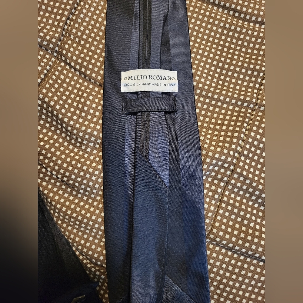 Navy Silk Blazer